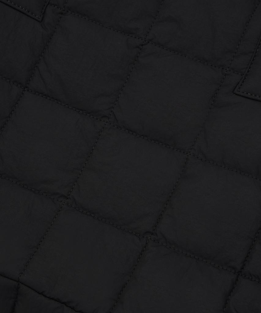 Covernat Woman Clover Heart Quilted Big Tote Bag Black
