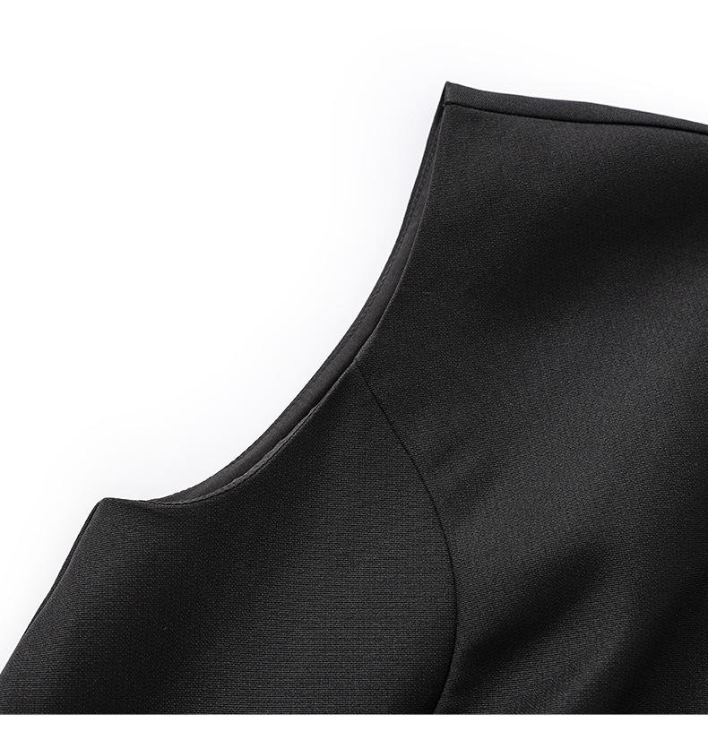 High-End Commuting Slimming Sleeveless Court Style Women's Dress - Summer Waist-Cinching Vest Dress