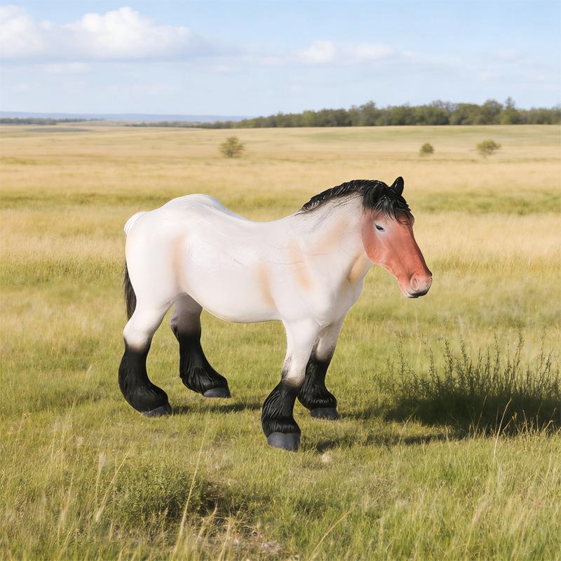 Solid Simulation Toy: Thousand Li Horse, Dutch Draft Stallion & Tennessee Walking Mare
