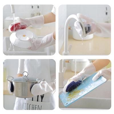 Cleaning Gloves With Palm Brush Design Multi-Purpose Rich Foaming Gloves For Kitchen
