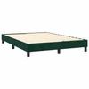 Maison Exclusive - Sommier à lattes de lit et matelas Vert foncé 140x190cm Velours