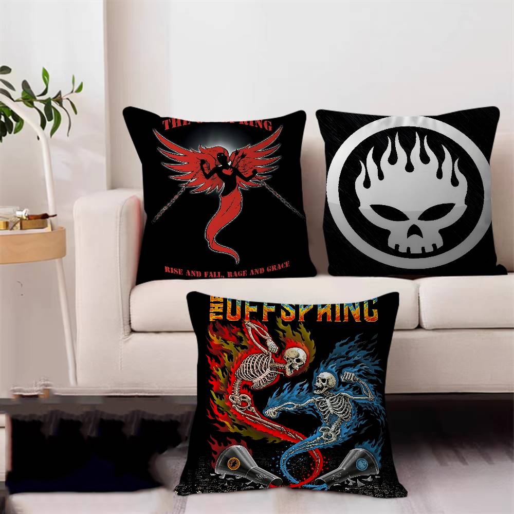 Punkrock The Offspring Kuddfodral För Sovrum Och Vardagsrum Soffa Dekorativt Kuddfodral
