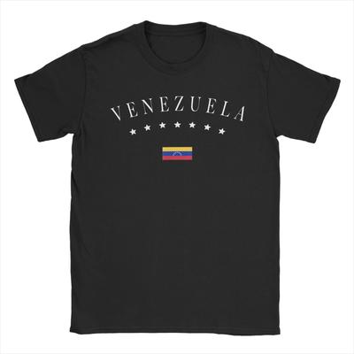 Unisex S Venezuela Flag Venezuelan T Shirts Pure Cotton Tops Novelty Short Sleeve Round Neck Tees Original TShirt