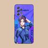Blue Lock Reo Mikage Matte TPU Mobile Phone Case for Samsung Galaxy A56 55 54 53 52 51 36 35 34 23 16 15 5G Colorful Cover