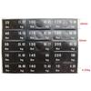 Gym Weight Plate Stickers for Easy Weight Identification and Organization