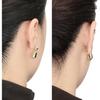 Earring Backs for Droopy Ears, JIACHARMED Locking Flower Earring Backs Replacements for Heavy Earrings Large Earring Backings for Studs 4pcs Tight