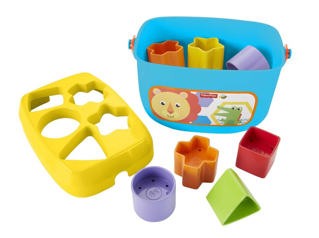 Infant First Blocks Rainforest Months and Baby Toy Educational Block Set Fisher-Price (6 Up) (FFC84)