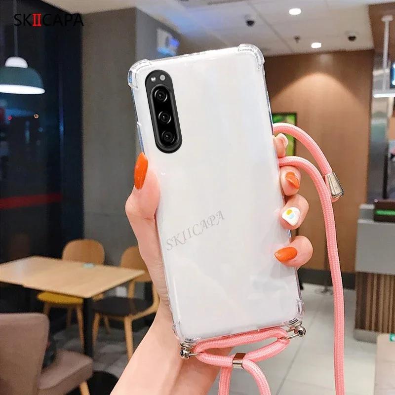 

Чехол для ZTE Nubia Z60S Pro Crossbody ожерелье ремешок прозрачный мягкий чехол для Nubia Z60S Pro Z60 ультра ударопрочный прозрачный чехол для телефона ZTE nubia Z50 темно-розовый