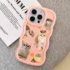 Cute Cat Case for iPhone 13 17 Air 12 8 15 Plus 11 14 XR 16 Pro Max Soft Phone Cover