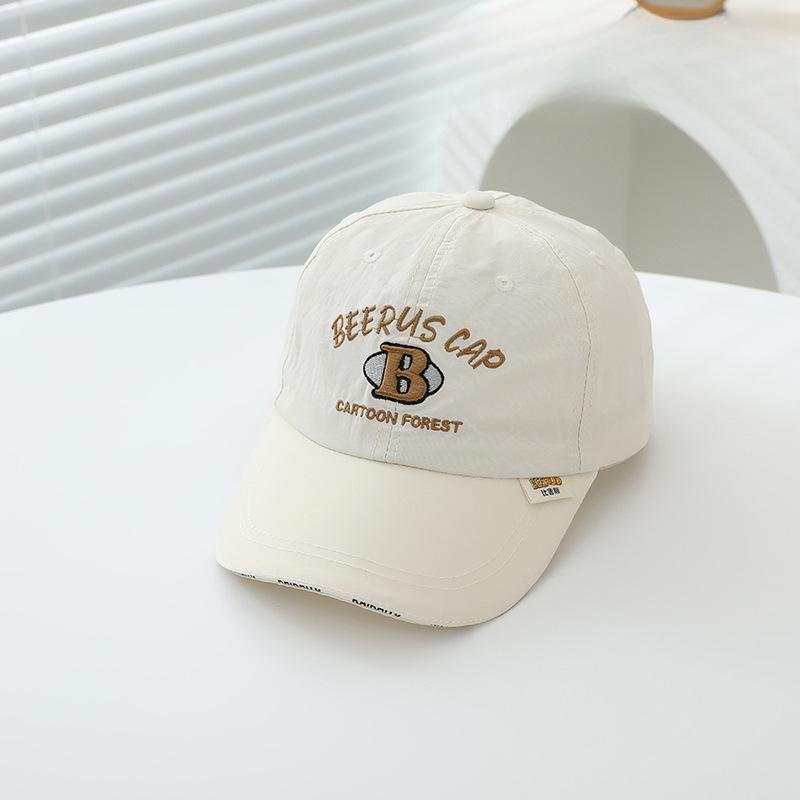 Children's Hat Spring and Autumn Girls Baseball Cap New Girls Baseball Cap Baby Sunscreen Hat Boys Sun Visor