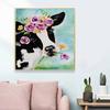 New Arrival 5D DIY Full Circle Diamond Painting "Cow" Embroidery Cross Stitch Home Decor Gift