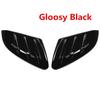 Pair Car Rearview Mirror Cover Glossy Black/Carbon Fiber Side Door Mirror Cover For Honda Civic 10th 2016 2017 2018