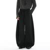American retro high-end scimitar casual pants men's and women's autumn loose and lazy wide-leg straight drape sweatpants