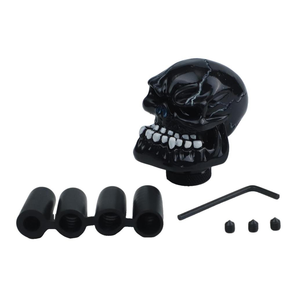 Innovative Car Gear Shift Knob with Skull Design Easy Installation Tool