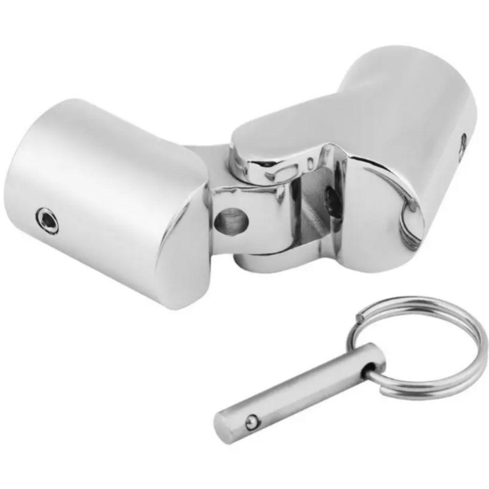 316 Stainless Steel Pipe Connector Stainless Steel Rotating Joint Coupling Boat Hardware