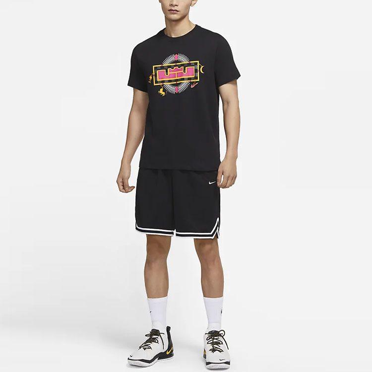 Nike T Shirts Men's Black Crew Neck Moderate Straight Fit DN2902-010