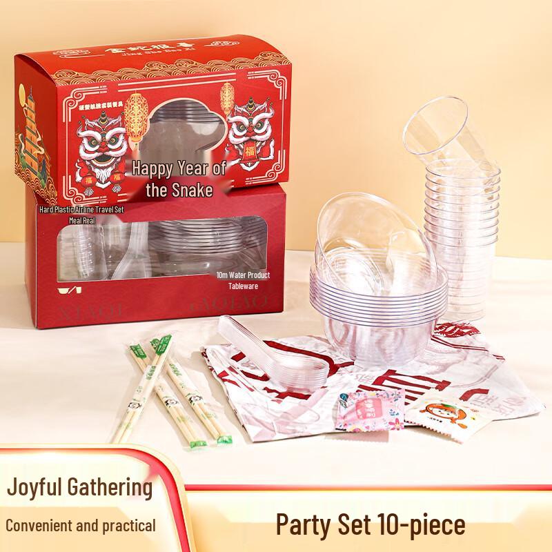 

Disposable Plastic Tableware Set