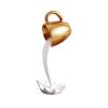 Figura de Taza de Café que se Derrama Flotante, Estatua Divertida de Taza de Café con Salpicadura al Verter, Escultura de Café de Resina Novedosa para Cocina, Bar, Oficina, Decoración de Cafetería