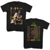 Stevie Ray Vaughan Live Alive Tour Schwarzes T-Shirt für Erwachsene