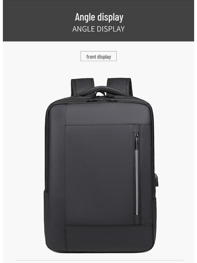 Business Casual Waterproof Laptop Backpack - Multi-Compartment, Large Capacity for Travel and Commute
