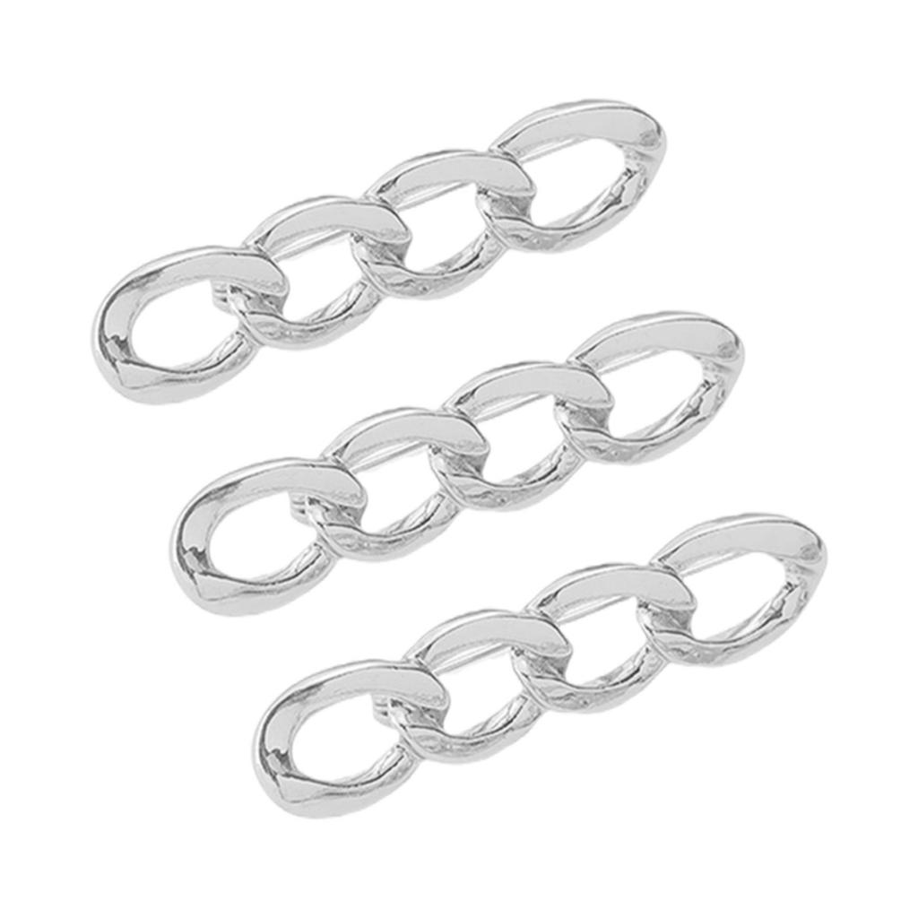 3Sets Metal Waist Adjusters Pin Stylish Waist Extenders Brooch Pin for Jeans Skirts and Casual Outfit Women Accessory