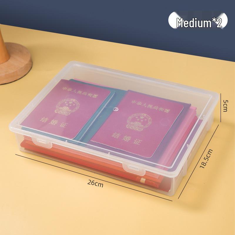 Haushalts-Dokumentenaufbewahrungsbox für Zertifikate & Handbücher