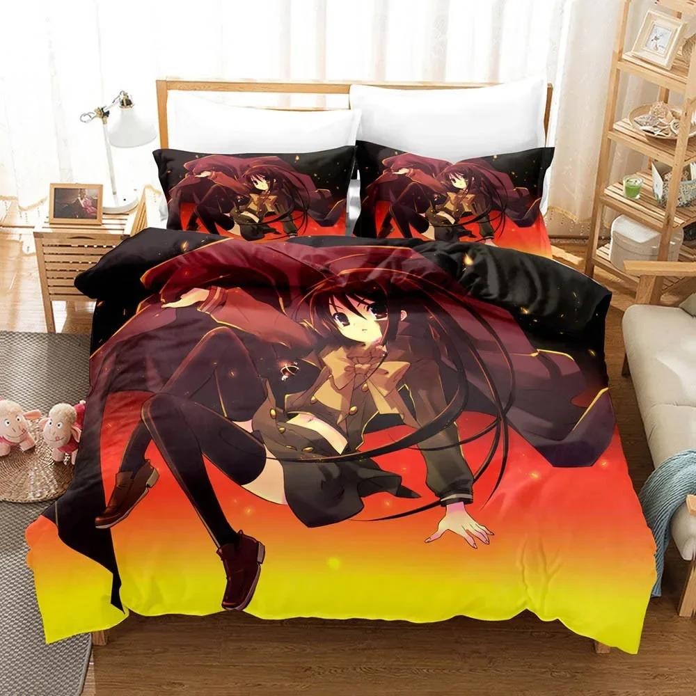 

Shakugan No Shana Comfortable Duvet Quilt Cover Pillowcase Bedding Set Children Bedroom Decoration Home Textile 70x133cm 2pcs