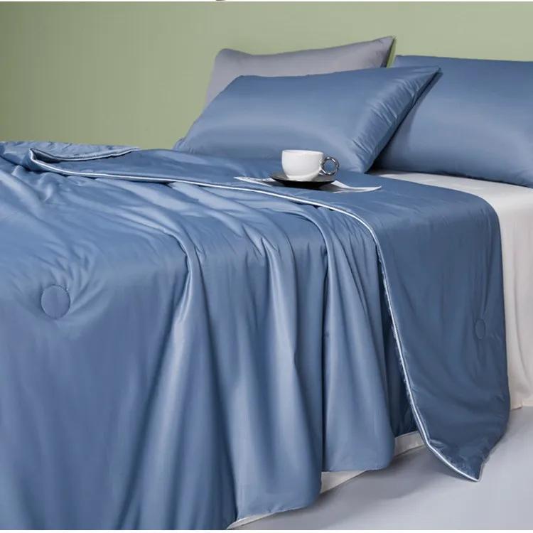 Class A Cool Ice Silk Towel Quilt Summer Thin Office Nap Blanket Sofa Blanket Summer Cool Air Conditioning Cover Blanket