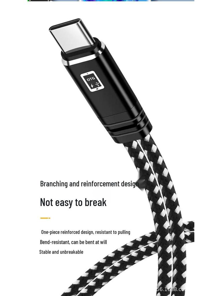 Type-C OTG Dual Connection Cable for Apple & Huawei Sound Cards