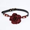 Silicone Rose-Shaped Mouth Gag - BDSM Adult Erotic Training Toy