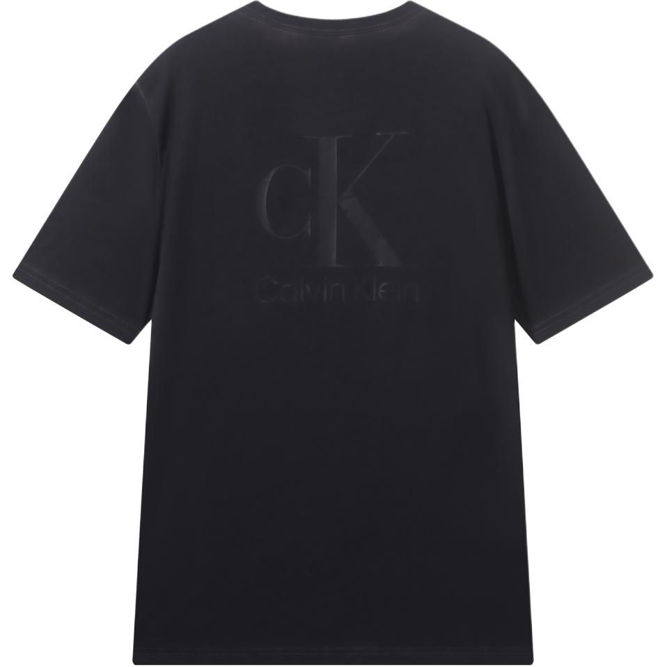 Calvin Klein Casual Comfortable Simple Solid Color Round Neck Short Sleeve T-Shirt Men Tops 40GP883-001