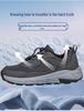 Men's Lightweight Shock-Absorbing Non-Slip Casual Shoes for Elderly, Soft Sole, Ideal for Spring and Autumn Walking.