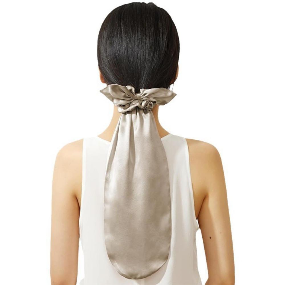 

1 Set Silky Satin Long Hair Bonnet Elastic Hair Band Night Sleep Hat Sleep Cap Styling Accessories хаки