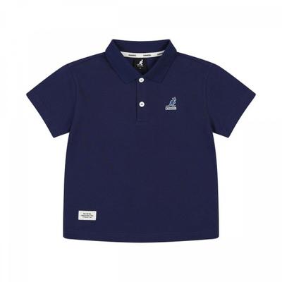 Coolmax Pique Polo T shirT Navy Sb 0002