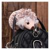 Portachiavi Peluche Riccio Carino da 10 cm Portachiavi Anime Creativo Accessori Ciondolo per Borsa da Donna