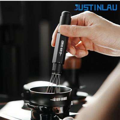 Coffee Needle Stirrer Coffee Distributor WDT Tool Espresso Distribution Tool Adjustable Range Magnetic Storage