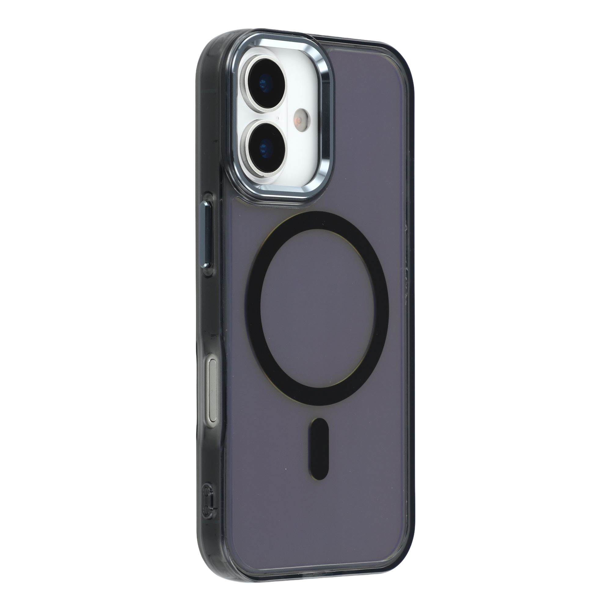 

For iPhone 17 Case Compatible with MagSafe Color Changing TPU Phone Back Cover Black