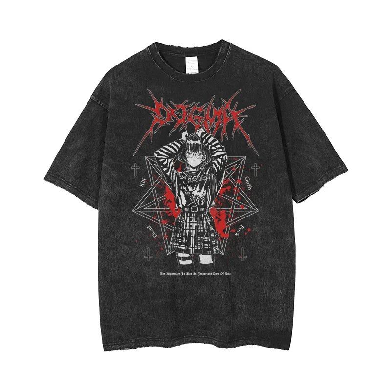 Koszulki Vintage z lat 90. Koszulka Davida Bowiego Motyw Muzyczny Luźne Codzienne Luźne T-shirty Nadruk Bawełniane Koszulki Całoroczne Oversize T-shirt Unisex