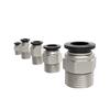 4 6 8 10 12mm 1/8'' 1/4'' 3/8'' 1/2'' Straight Push In Fitting Pneumatic Push To Connect Air Adapter Plug Socket Connector
