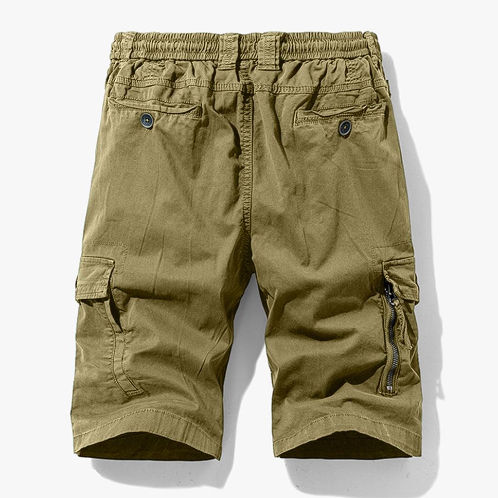 Men's Trendy   Versatile  Five-pocket Pants  Workwear Shorts  Outdoor Sports