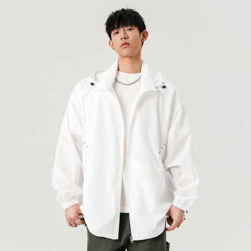 Fengxun Men s UPF50+ Ice Silk Outdoor Sun Protection Jacket XL