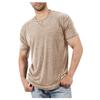 Men's Short Sleeve T-Shirts Casual Blouse Round Neck Tee Shirt Summer Soft Tops
