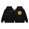 DREW Unisex Zip-Up Hoodie: American Style Bieber-Inspired Letter Print Sweatshirt