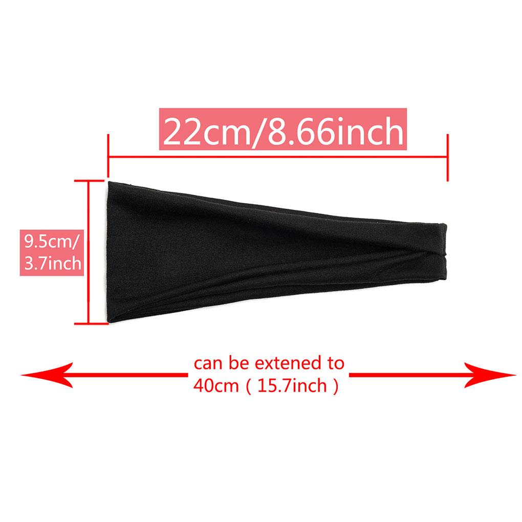 Fasce Elastiche Sportive per Capelli da Corsa per Donne Yoga Allenamento per Corsa Yoga Fascia Fitness, Camminata, Ciclismo, Sport ecc.