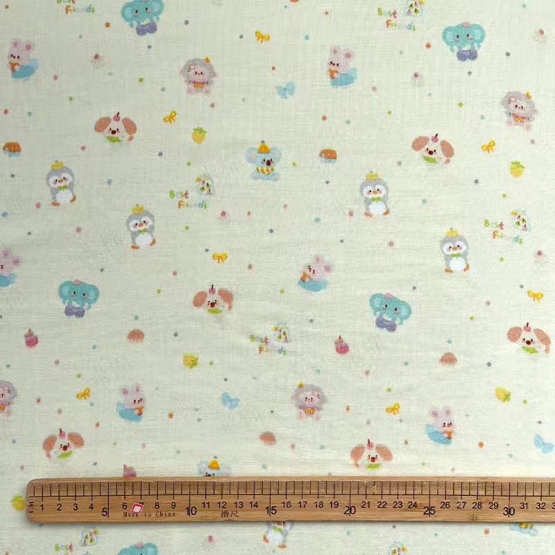 Pure 100% Cotton  Double Gauze Fabric for Baby Saliva Towels, Garments and Pajamas