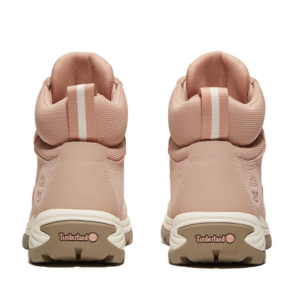 Timberland White Ledge Leather Waterproof Casual Classic Simple Retro Mid-Calf Outdoor Boots Women Boots Pink TB0A2KNTEWV