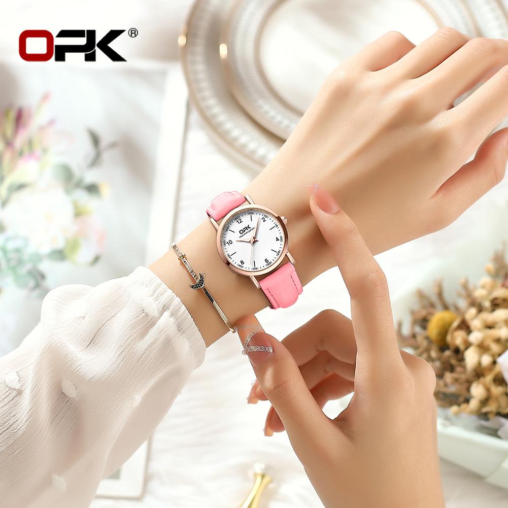 OPK brand three-pin leisure waterproof ladies quartz watch 8613