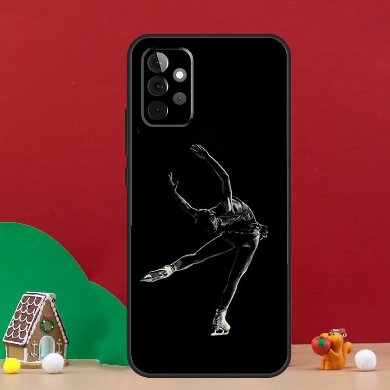 Figure Skating Ice Skating Case For Samsung Galaxy A36 A56 A06 A13 A53 A32 A12 A22 A52 A35 A17 A16 A55 A15 A54 A34 A14