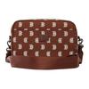 New MLB Monogram Collection Polyester Tofu Bag Combo Bag Camera Bag Shoulder Bag Crossbody Bag Regular Unisex Red Brown 3ACRM012N-43BRD