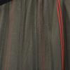 Aula Made In Japan Striped Pattern Long Pants Brown Waist Rubber Women Used